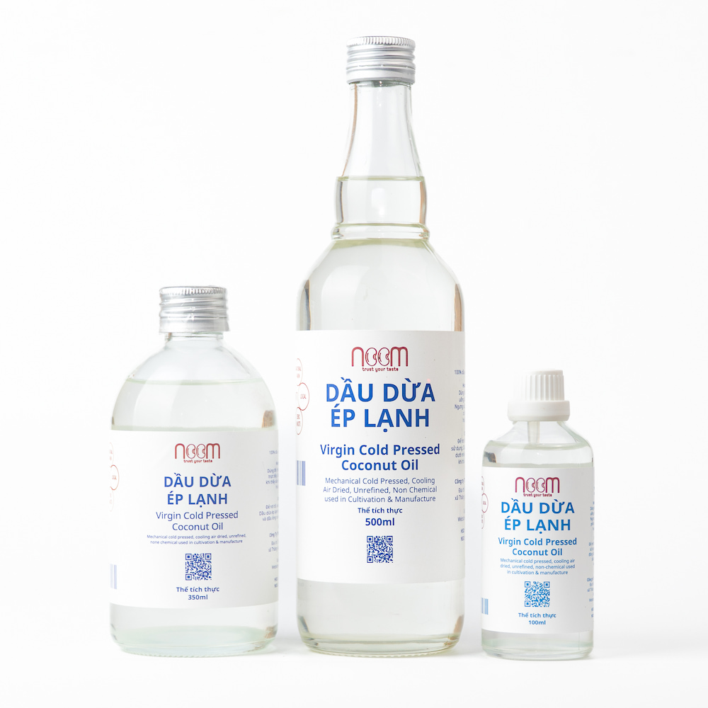 Dầu Dừa Ép Lạnh 9 dầu dừa ép lạnh