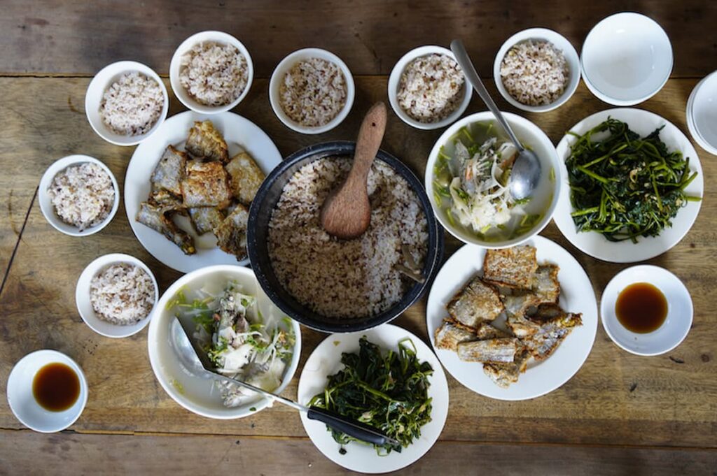 Bữa ăn bền vững với gạo dinh dưỡng thuần chủng TRT noom