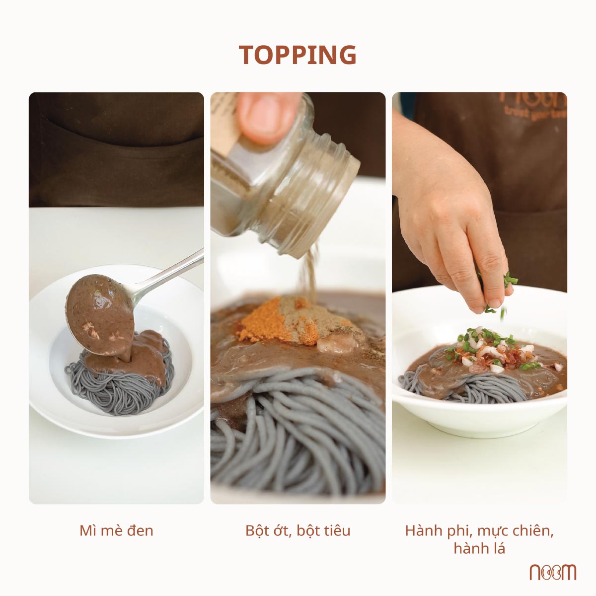 topping mì tương đen