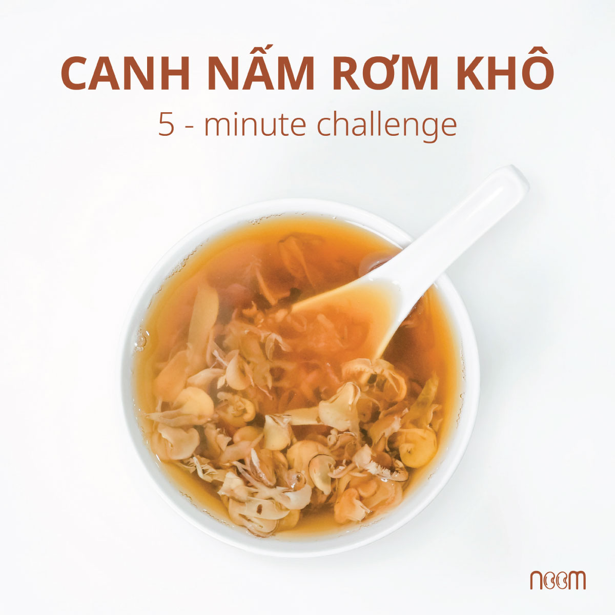 canh nấm rơm khô