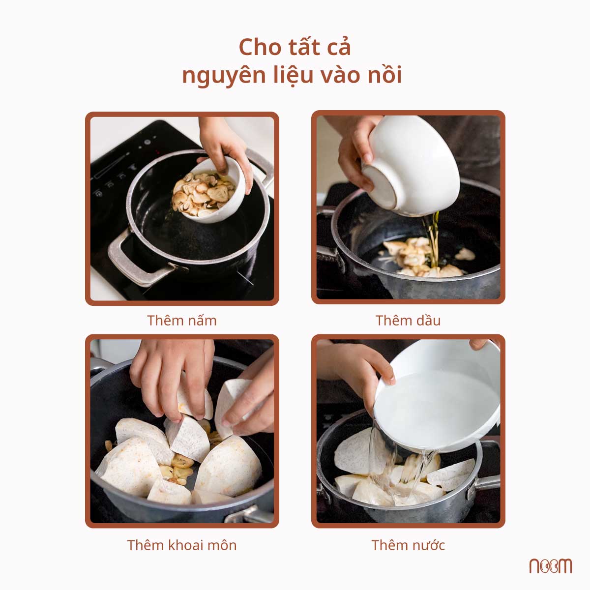 cách nấu canh khoai môn