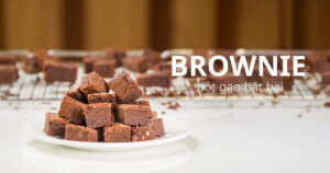 cách làm bánh brownie bột gạo